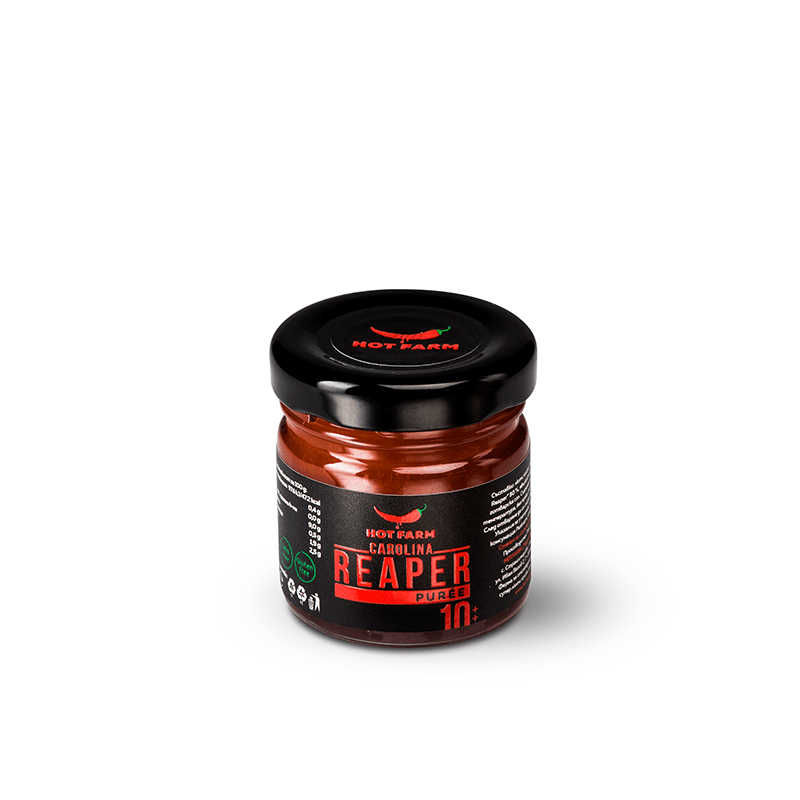 Carolina Reaper Chili Puree is a fiery puree made from the hottest pepper, Carolina Reaper, delivering intense heat and a citrusy kick.