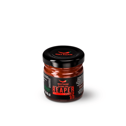 Carolina Reaper Chili Puree is a fiery puree made from the hottest pepper, Carolina Reaper, delivering intense heat and a citrusy kick.