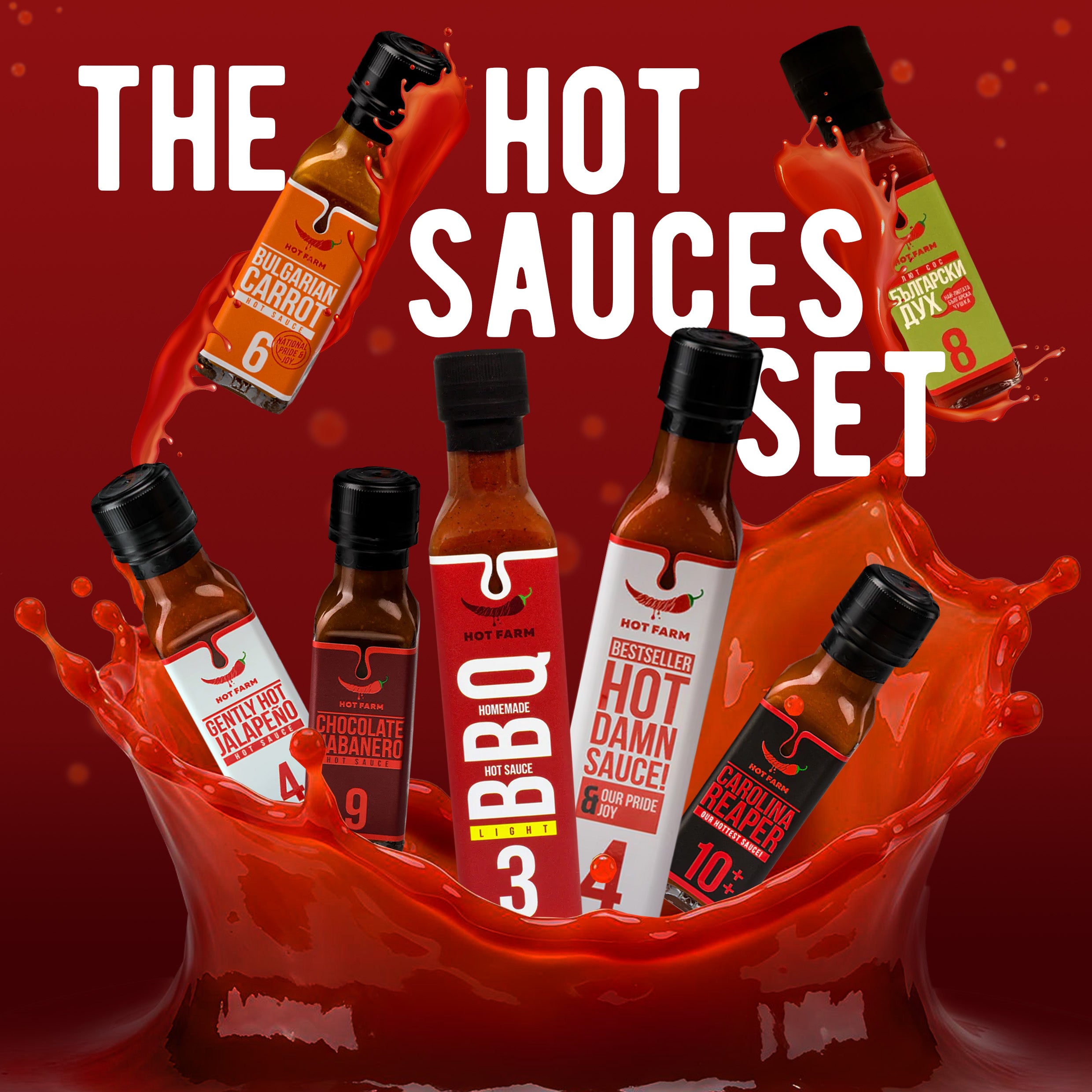 The Hot Sauces Set