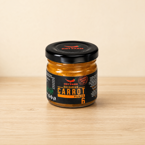 Малко бурканче пюре Български морков Hot Farm, 30 г