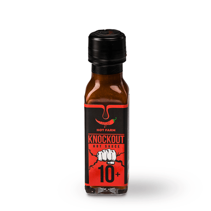 Knockout Sauce – Made from the world’s hottest chocolate peppers, Carolina Reaper Chocolate and Trinidad Moruga Chocolate, for an intense fiery flavor.