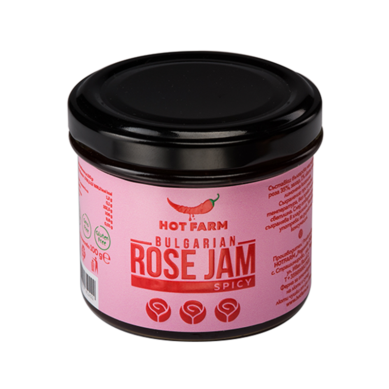 Natural Bulgarian rose jam, mildly spicy