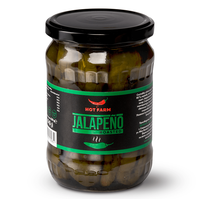 Homemade pickled hot peppers 