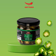 Pickled hot peppers, perfect for burgers and pizzas